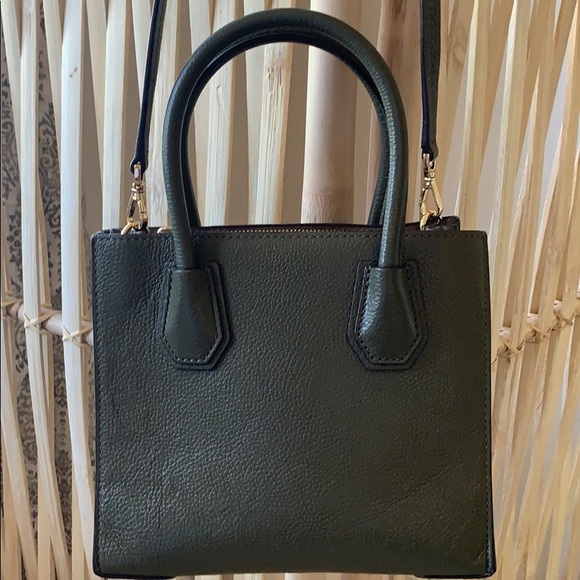 Olive Green Michael Kors Mercer Crossbody - Picture 3 of 8